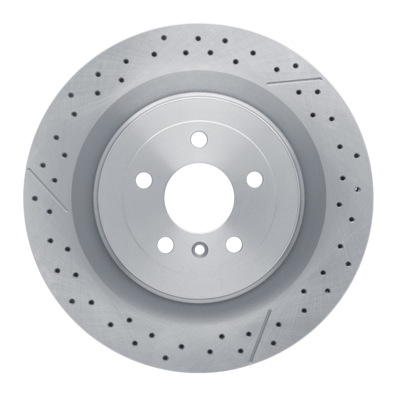 Mercedes-Benz ML63 AMG Brake Rotor (1) - Rear - R1 Concepts - Drilled and Slotted - `12-`19